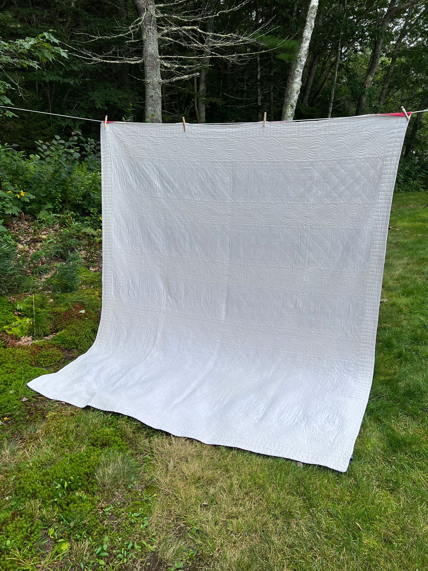 Striped Patchwork Commercial Quilt (Queen Sized!)