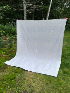 Striped Patchwork Commercial Quilt (Queen Sized!)