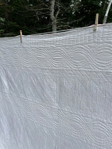 Striped Patchwork Commercial Quilt (Queen Sized!)