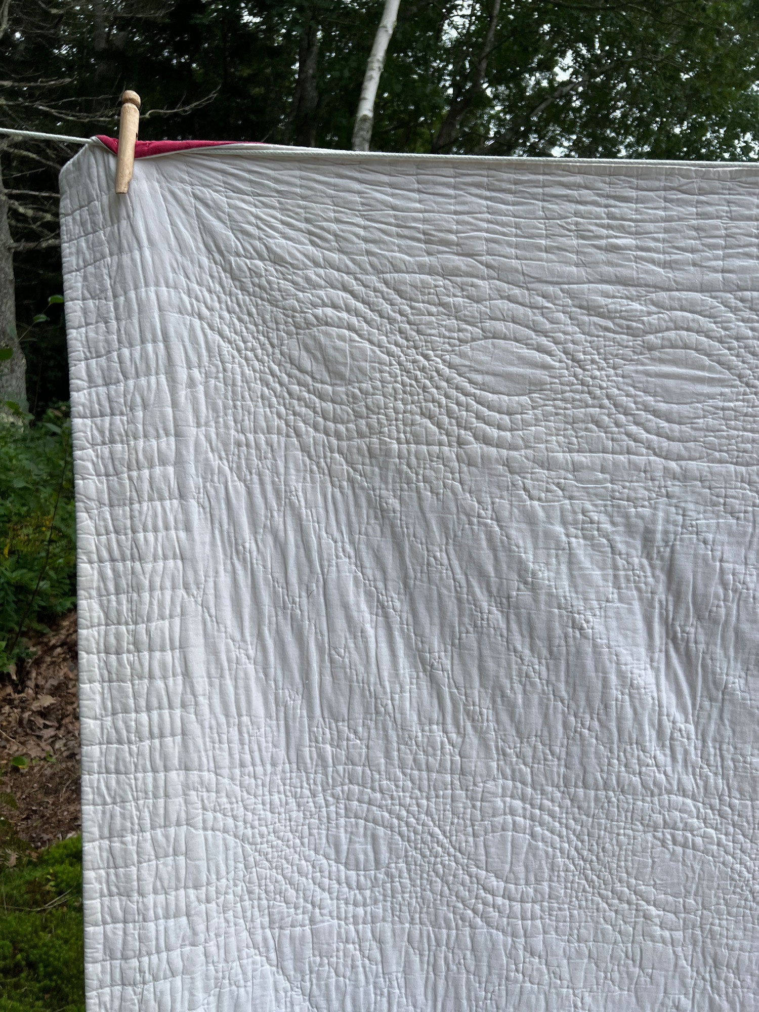 Striped Patchwork Commercial Quilt (Queen Sized!)