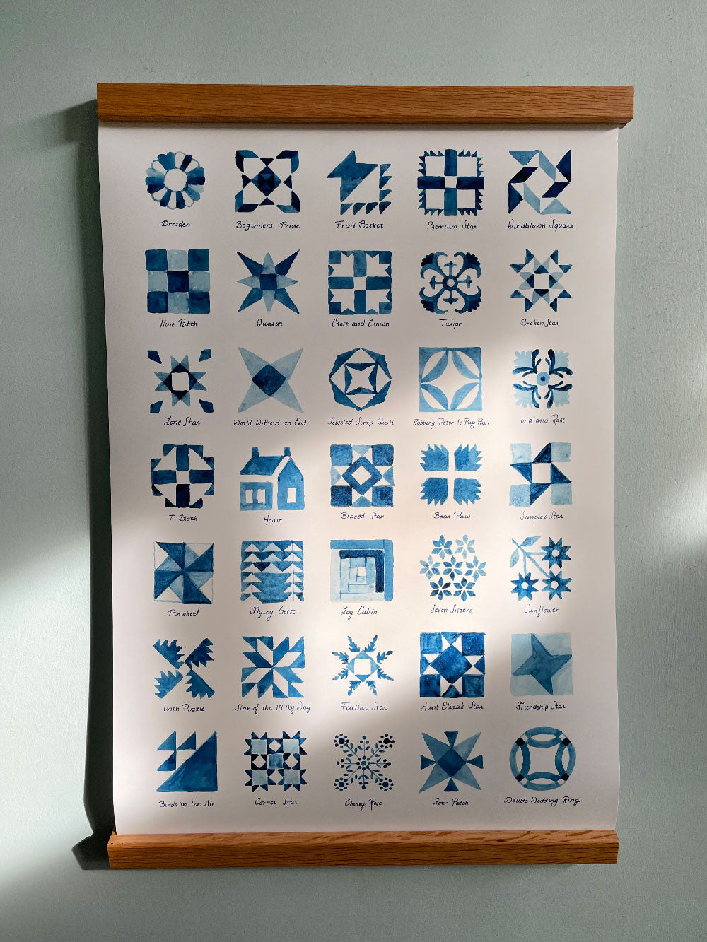 Quilt Block Art Print – Heritage House Quilts quilt-block-art-print-heritage-house-quilts